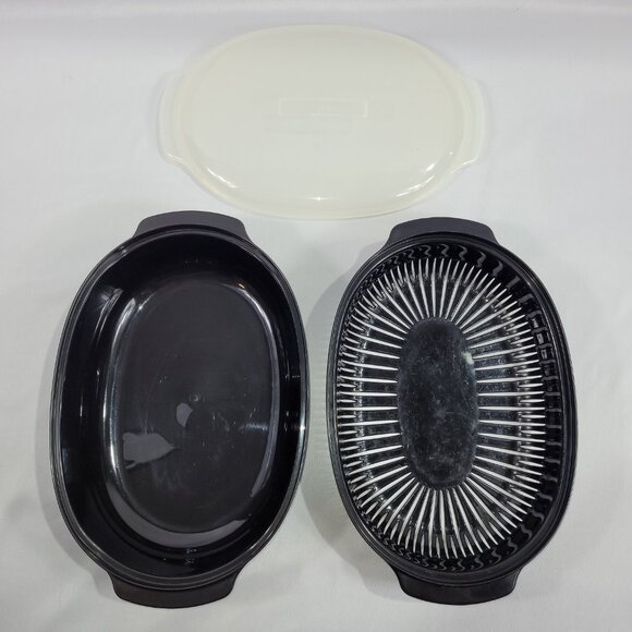 Kitchenaid Microwave 3 Piece Steamer Kitchen Aid Rice Vegetable Cooker - Picture 2 of 2